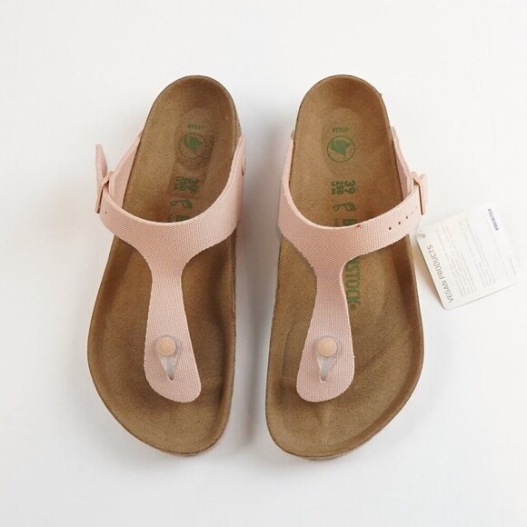 Birkenstock Gizeh Sandal Vegan Blush Pink NEW - 39 Regular 8-8.5 - Picture 2 of 6